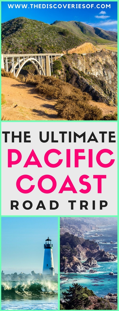west coast road trip planner