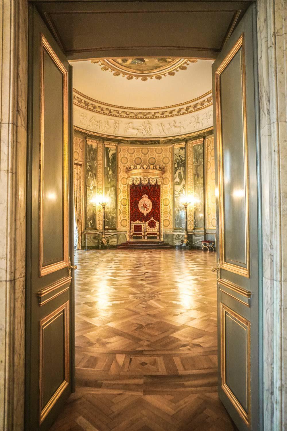 Inside Christiansborg Palace