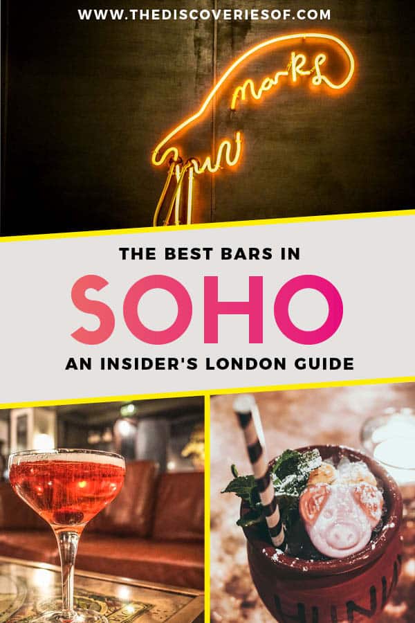 Best Bars in Soho, London Cool and Quirky Soho Bars for Cocktails