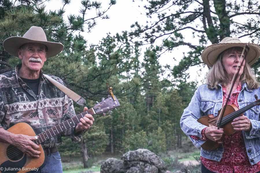 Singing Cowboy songs at the Campfire