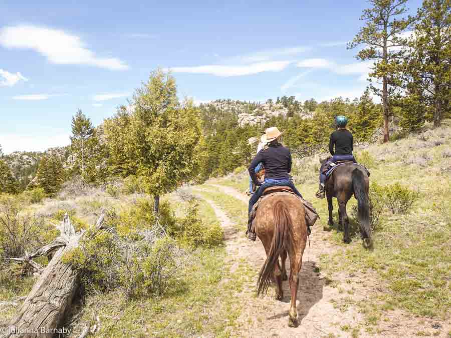 Riding at Sundance Trail