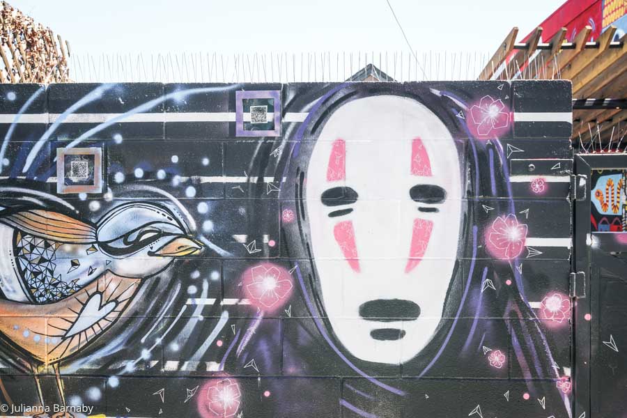 Spirited away street art