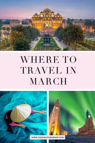 best international trips in march