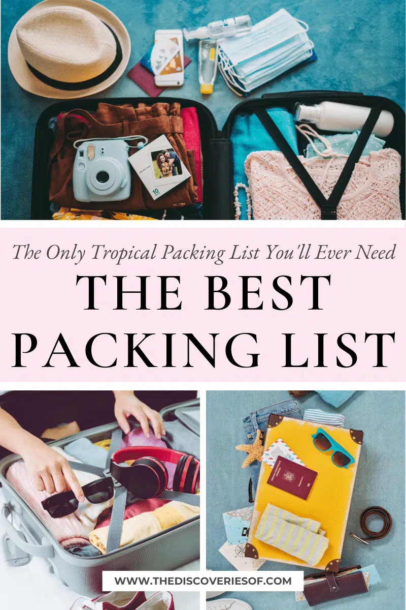 The Ultimate Tropical Holiday Packing List – The Discoveries Of