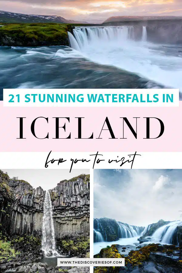 21 Beautiful Waterfalls In Iceland (+ Map) – The Discoveries Of