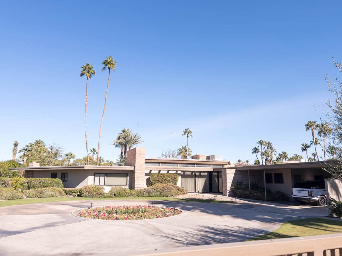 palm springs tours of homes