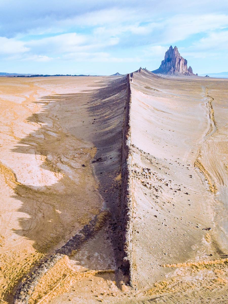 Shiprock in New Mexico, USA