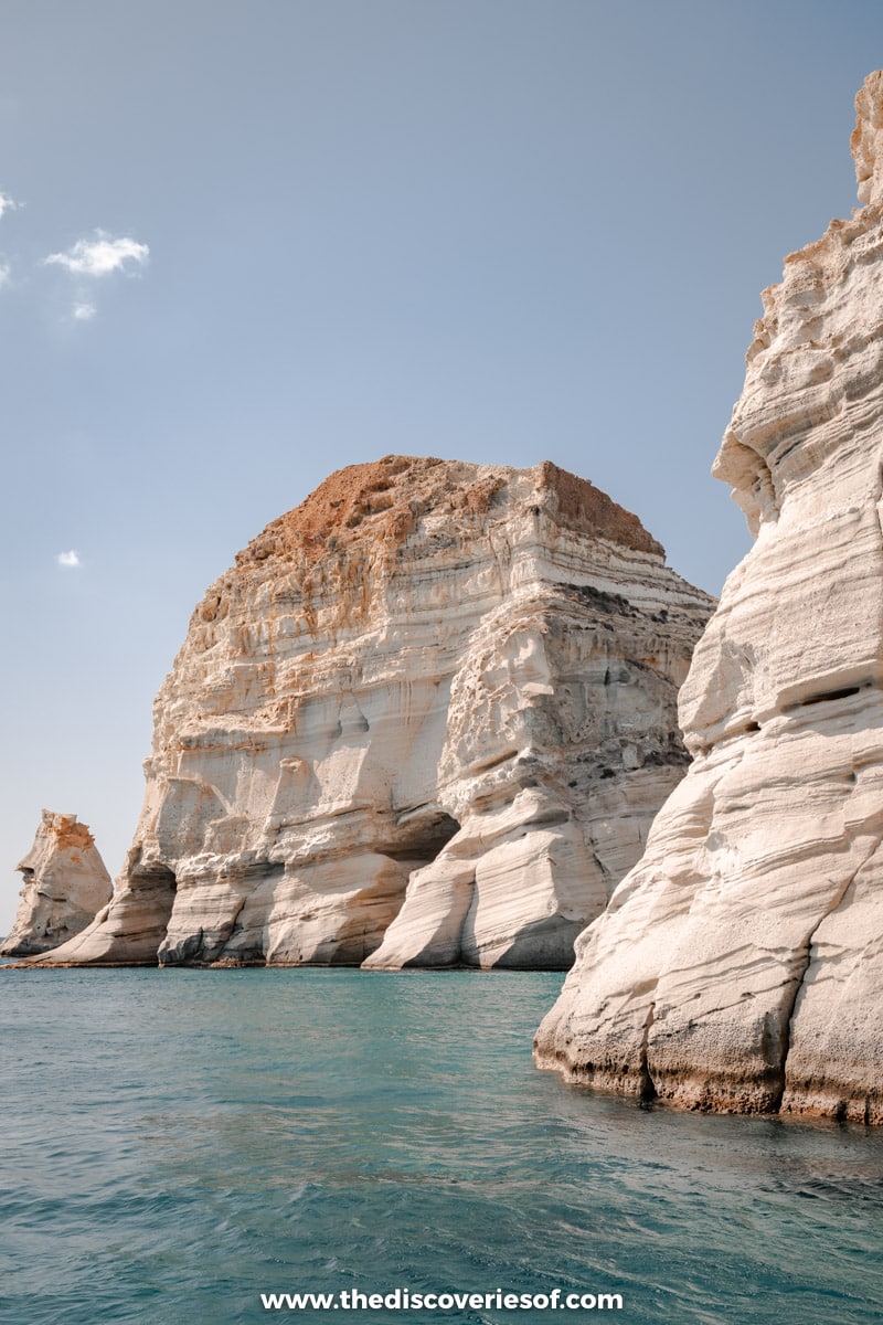 Kleftiko rock formations