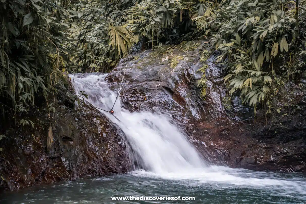 Waterfall in Rainmaker Nature Reserve, Quepos