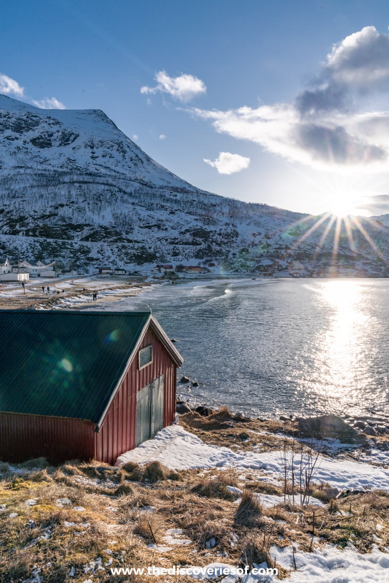 Grotfjord at sunset 