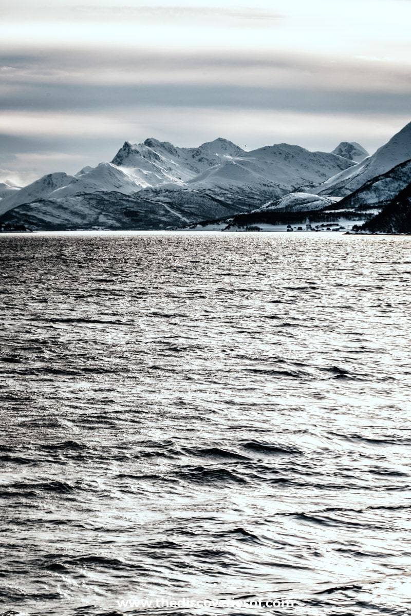 Views of the Lyngen Alps from the Ferry